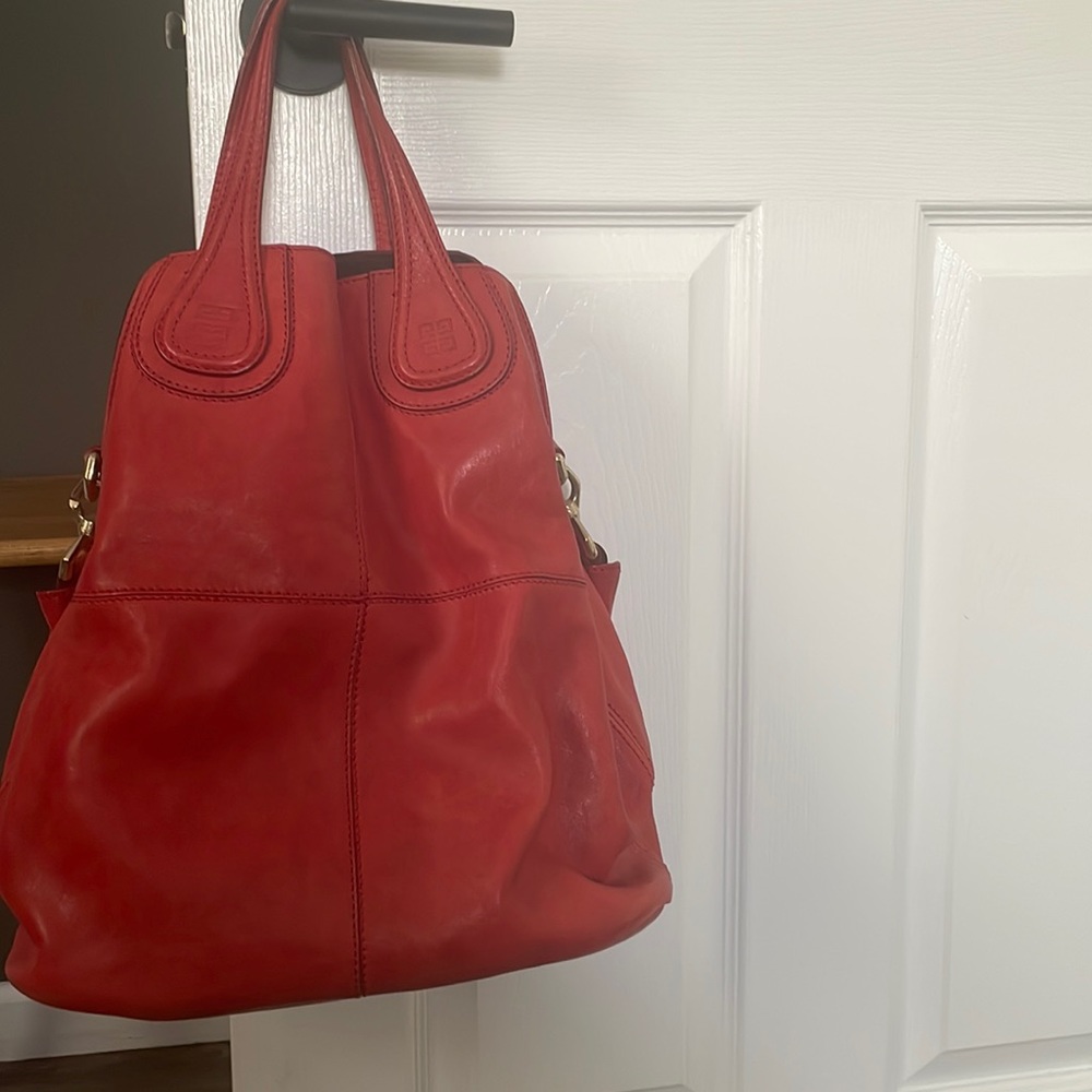 Authentic Givenchy Red Handbag - image 1
